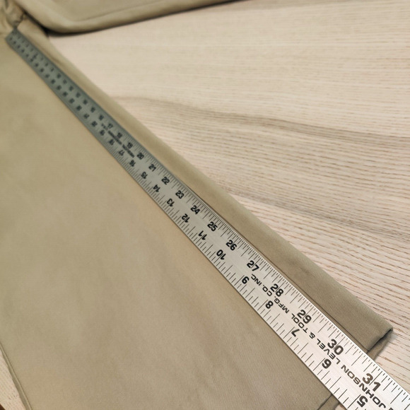 Peter Millar Raleigh Washed Twill Flat Front Golf Khaki Pant Chino 34x30 MC0B84 - Picture 10 of 12